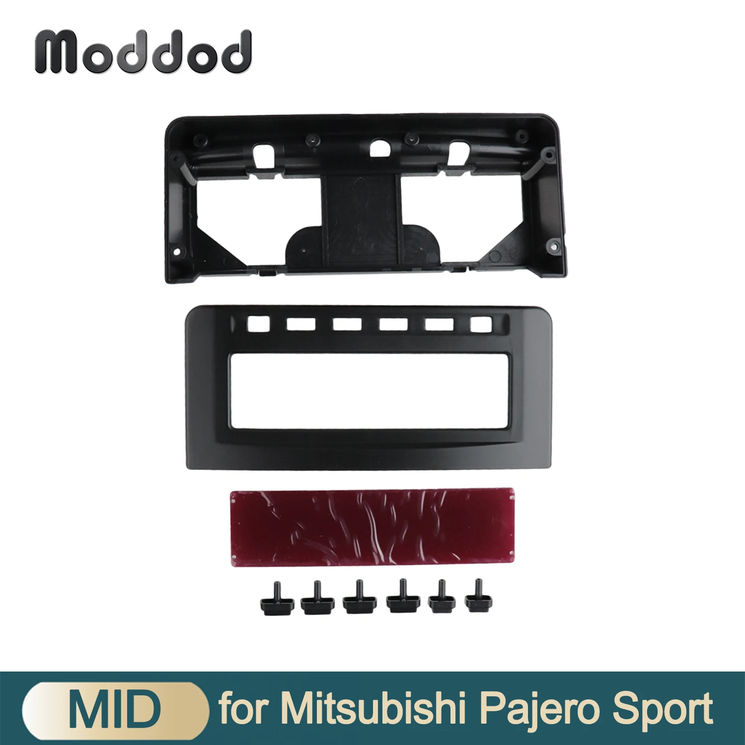 

Radio DVD Middle Stereo Panel For Mitsubishi Pajero Sport Triton L200 Mornitor MID Dash Mounting Installation Trim Kit Fascia