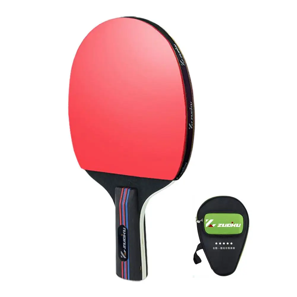 Pong Paddle Hard Case Single Professional Training Rackets Pong Paddle Carbon Tennis Racket Tennis Table Table Bat B2Y9