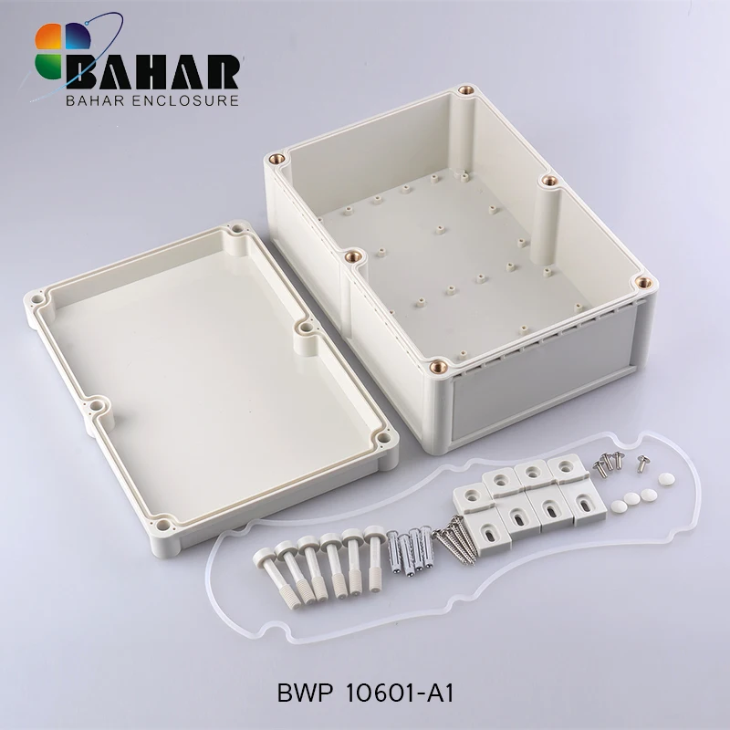 Bahar Merk Waterdichte Behuizing Abs Plastic Behuizing Draad Junction Box Instrument Case IP68 Model Bwp 10601