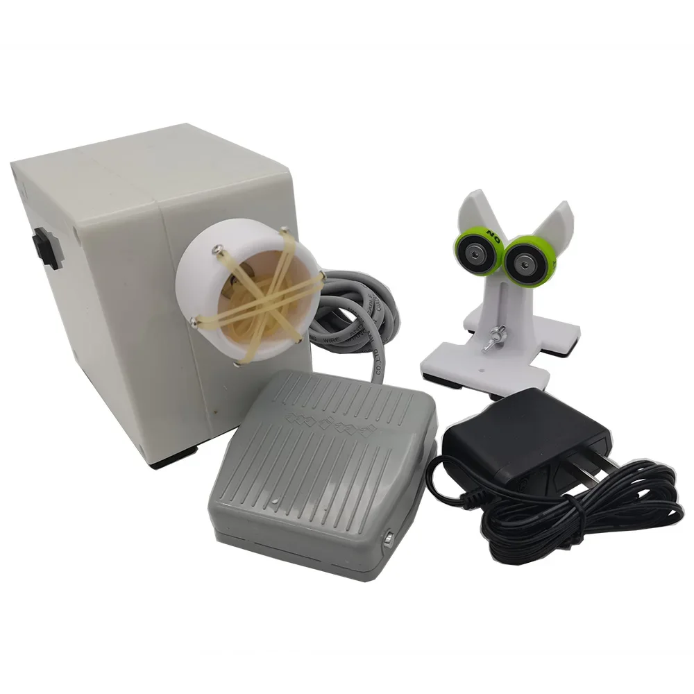 Elétrica-drive Máquina para Faça Você Mesmo Pesca Wire Embrulho Pesca Ajustável Rod Winding Equipamento Portátil 066rpm 110240v