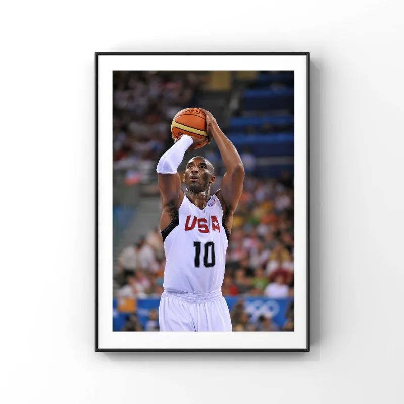 Modern Basketball Star Classic Shooting Style Wall Art Posters and Prints Canvas Paintings Home Room Bedroom Decoration