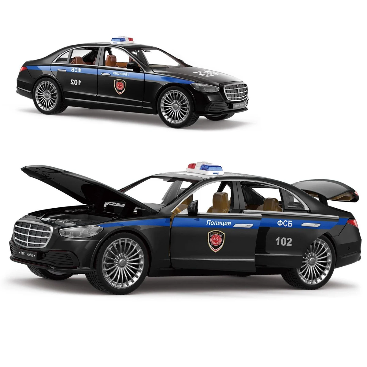 1:22 Mercedes S600 coche de juguete de aleación extraíble modelo vehículo coleccionable figura de acción de Metal fundido a presión