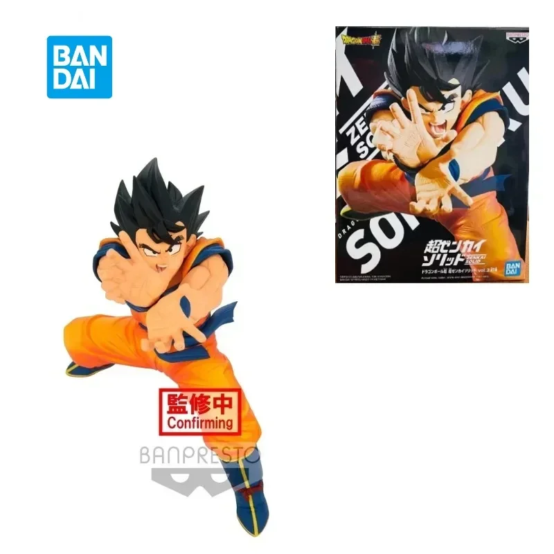 In Voorraad Originele Bandai Dragon Ball Super Son Goku ZENKAI SOLID Vol.2 Action Anime Figuur Model Collectible Ornamenten Speelgoed Gift