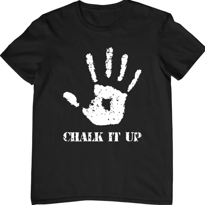 

Climbing Chalk It Up T Shirt Art Bouldering Funny Birthday Top