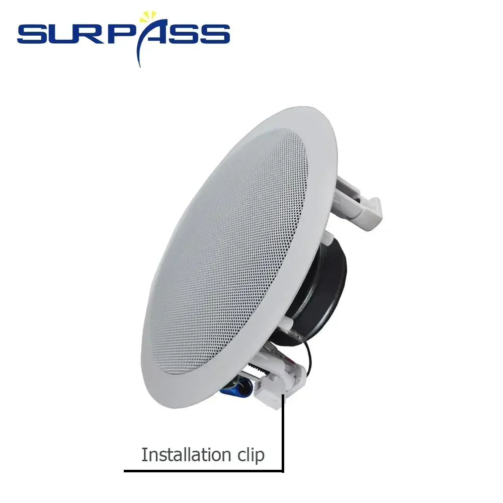 6inch Home Ceiling studio speaker 30W Recessed Passive Speaker Good In-ceiling Speaker System for HouseTheater Apartment monitor