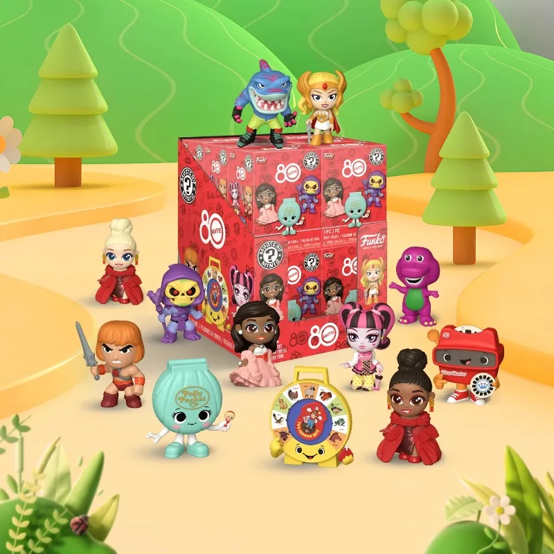 

Подлинное издание FUNKO POP 《Mattel 80-летие слепая коробка》Аниме Экшн Настольное украшение Орнамент МодельИгрушки Коллекционная модель