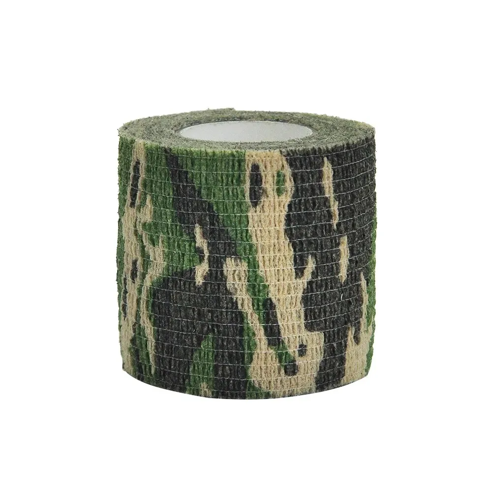 1/6/12 pcs camouflage Elastic Outdoor Hunting Camouflage Tape Waterproof Wrap Durable Self Adhesive Elastic Bandage