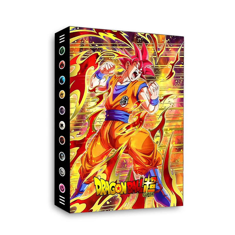 Kawaii Anime New Dragon Ball Card Collection Book Gra planszowa Kolekcja kart Książka karciana Son Goku Vegeta Książka karciana Prezenty festiwalowe