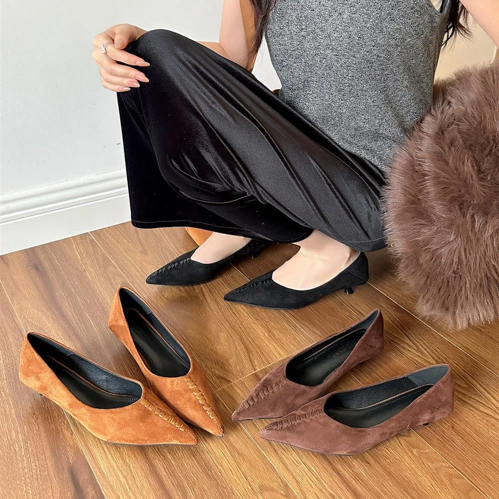 

Bailamos, осенние женские пикантные туфли-лодочки без шнуровки с острым носком, модные женские элегантные модельные туфли-лодочки на тонком высоком каблуке