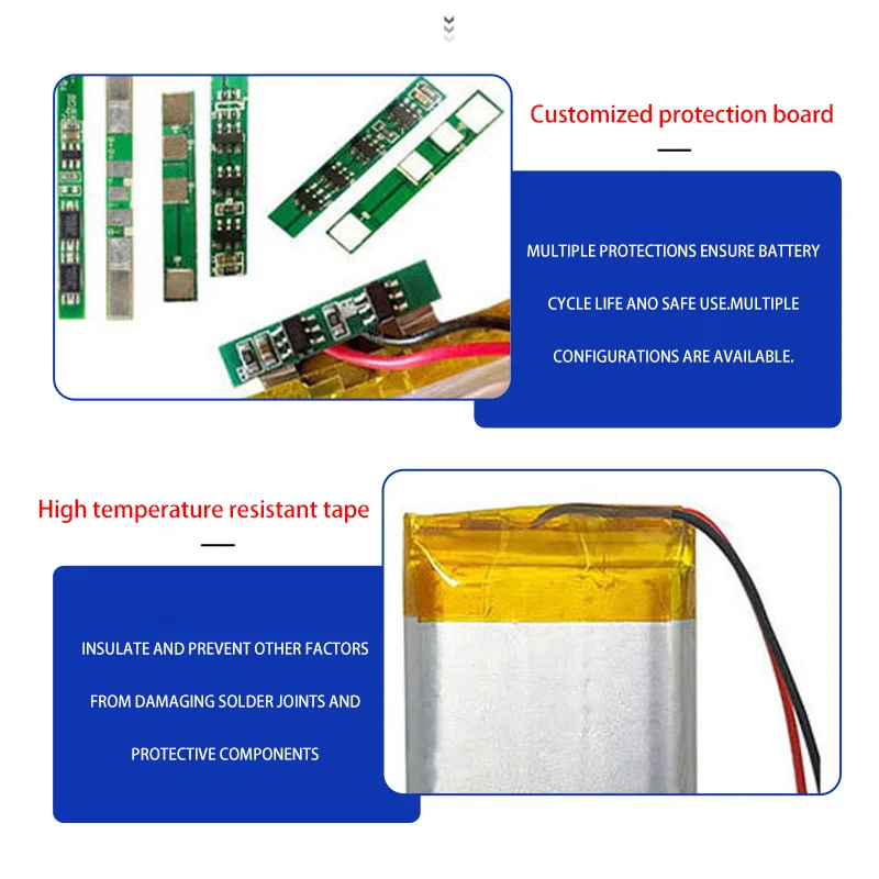 Batería de polímero de litio 705060 3,7 V 3000mAh para navegador GPS grabadora de conducción purificador de aire baterías recargables de polímero de litio