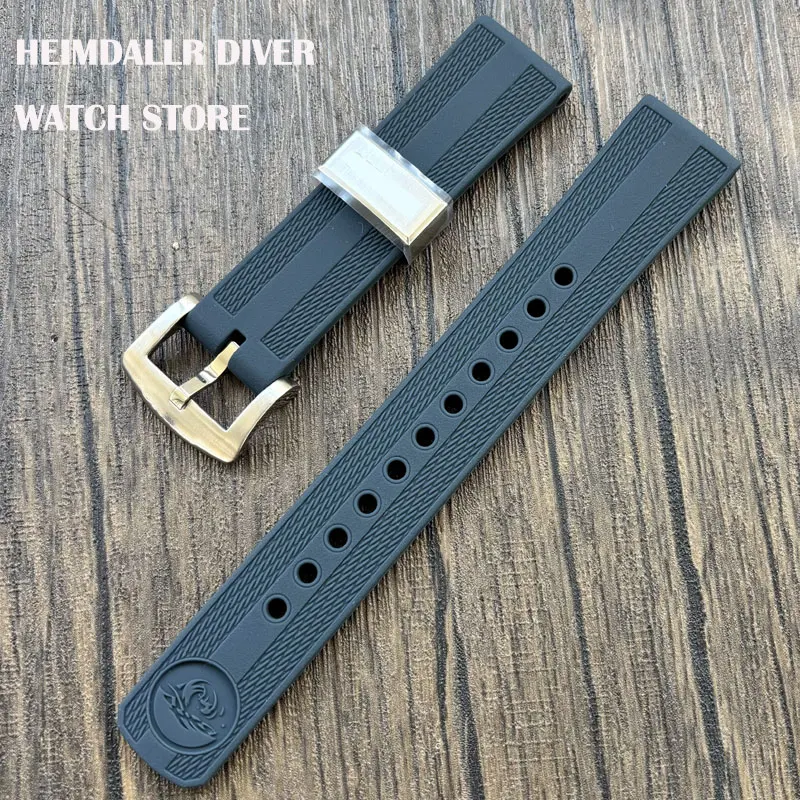 20mm Width Black/Green/Blue/Navy/White Rubber Strap Suitable For Prospex Diver Watches