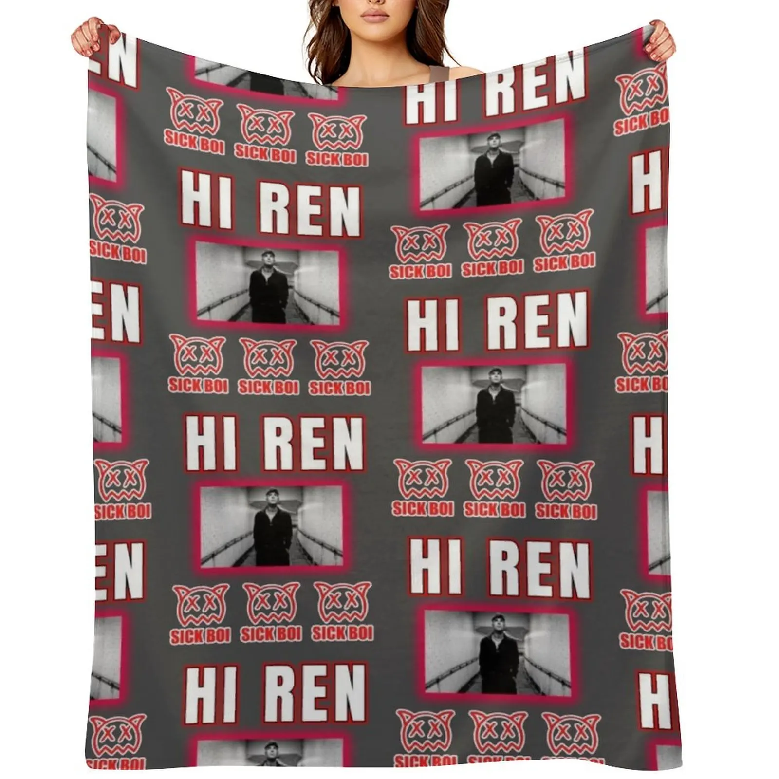 

Hi Ren Sick Boi Throw Blanket Single For Baby Warm Furry Blankets