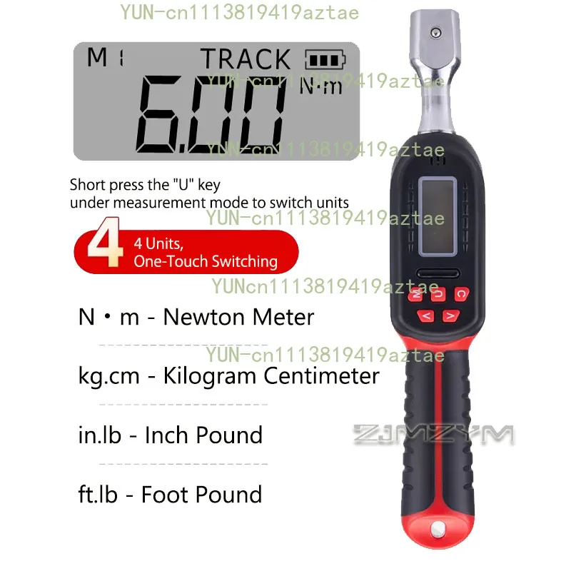 digital display high-precision torque wrench movable opening replaceable adjustable air conditioner ranging wrench