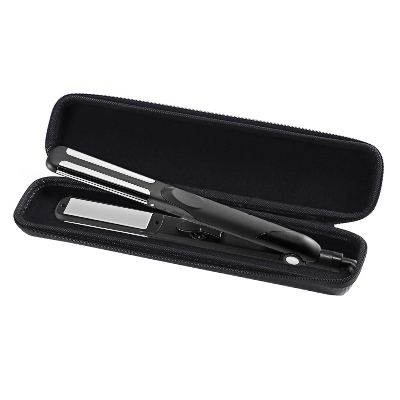 

1Pcs Heavy Duty Hair Straightener Case Portable Zippered Travel Bag for Hair Curler Styler Hot Brush Scratch Proof Dent