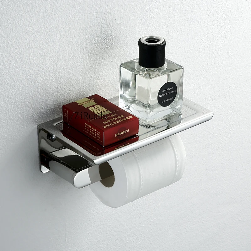 *Gewebehalter aus Edelstahl für Toiletten, Handy-Rack, Toilettenpapierhalter