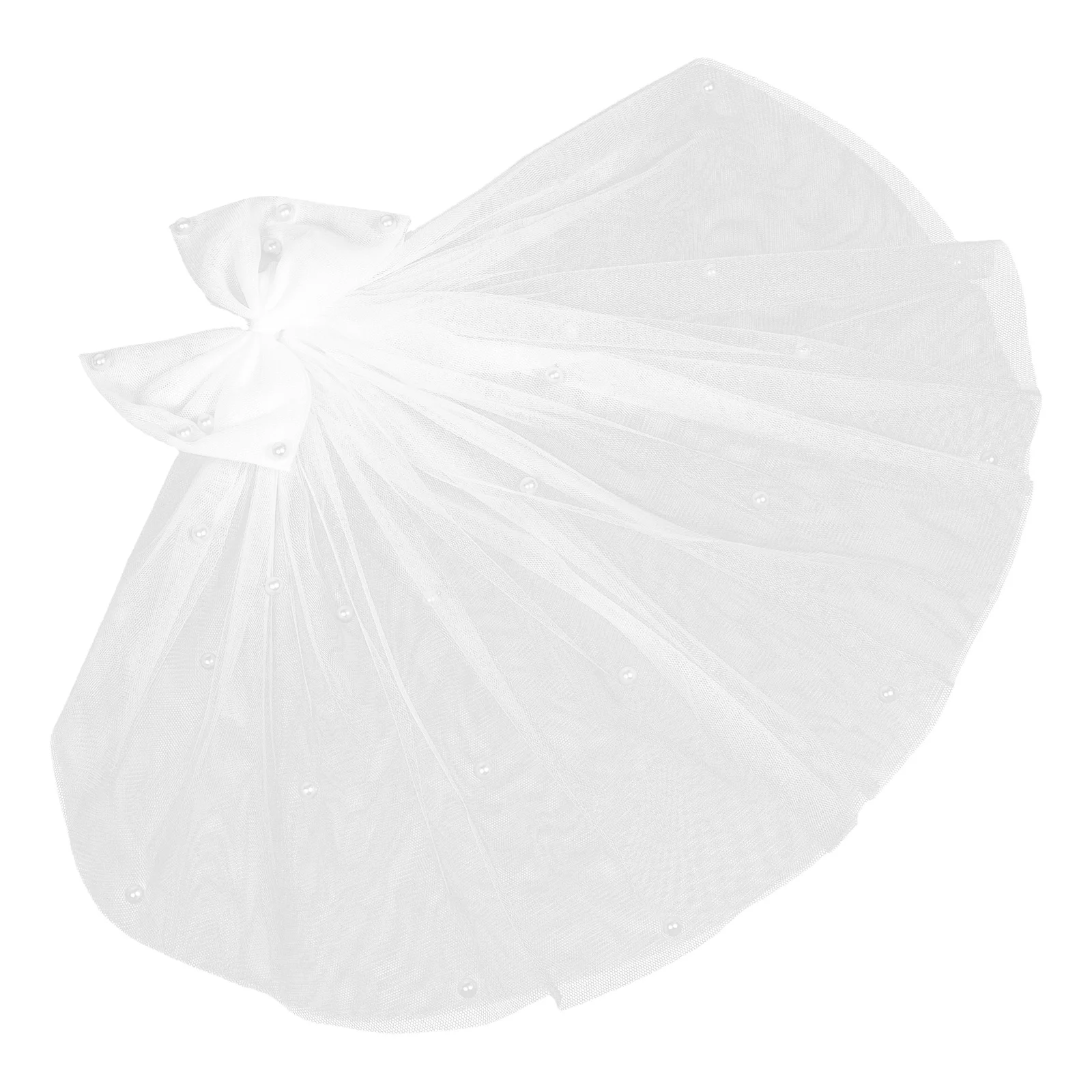 

Pet Wedding Veil Elegant Fake Pearl Bow Dog Wedding Veils Secure Comfortable Small Dog Bridal Veil Party Decoration Accessories