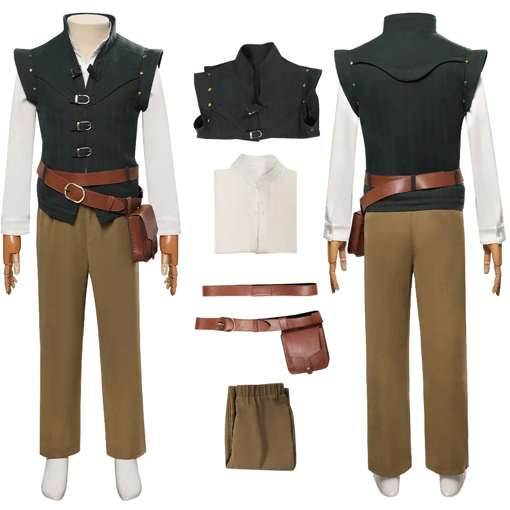 أزياء فلين رايدر التأثيرية للأطفال والأولاد، أزياء كرتونية لفيلم متشابكة، أزياء فانتازيا للأطفال، ملابس حفلات الهالوين