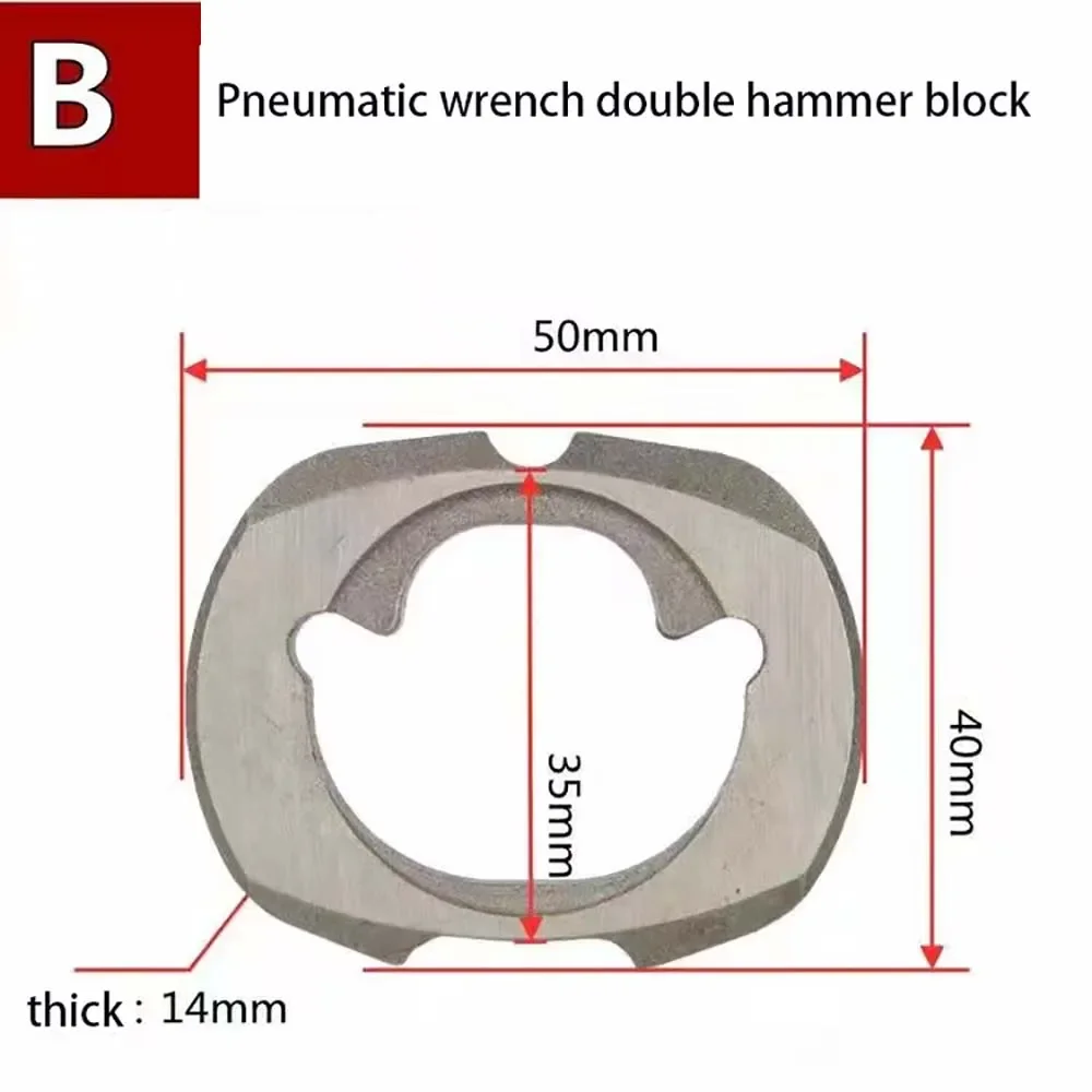 Pneumatic Tools Strike Block Air Impact Wrench Anvil Driver Spindle Axis Hammer Block Repair Parts