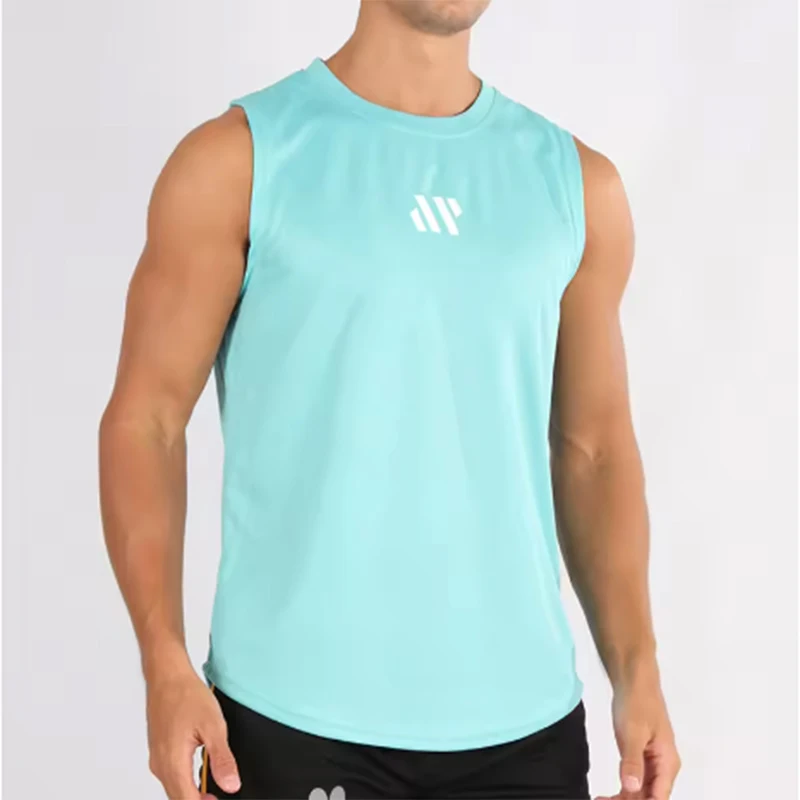ADED Summer new Gym Vest Men Bodybuilding Sleeveless Sports Tank Top quick-drying mesh Fitness Running Tank Top men Clothes image 6