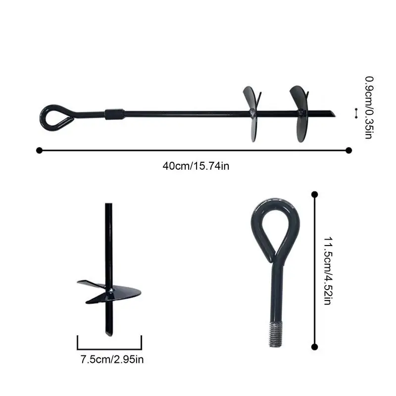 Ground Anchors Tent Stakes Outdoor Camping Tent Pegs Canopy Tent Pegs  Ground Anchor Camping Stakes for Trampolines Tent Trailer