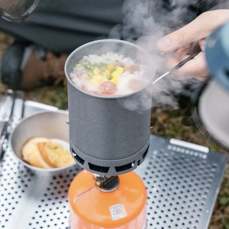 G3 Ultralight Heat Collector Pot 600ml Outdoor Hiking High Efficiency Heat Exchanger Camping Pot for Backpacking Travel Stove - Image 4