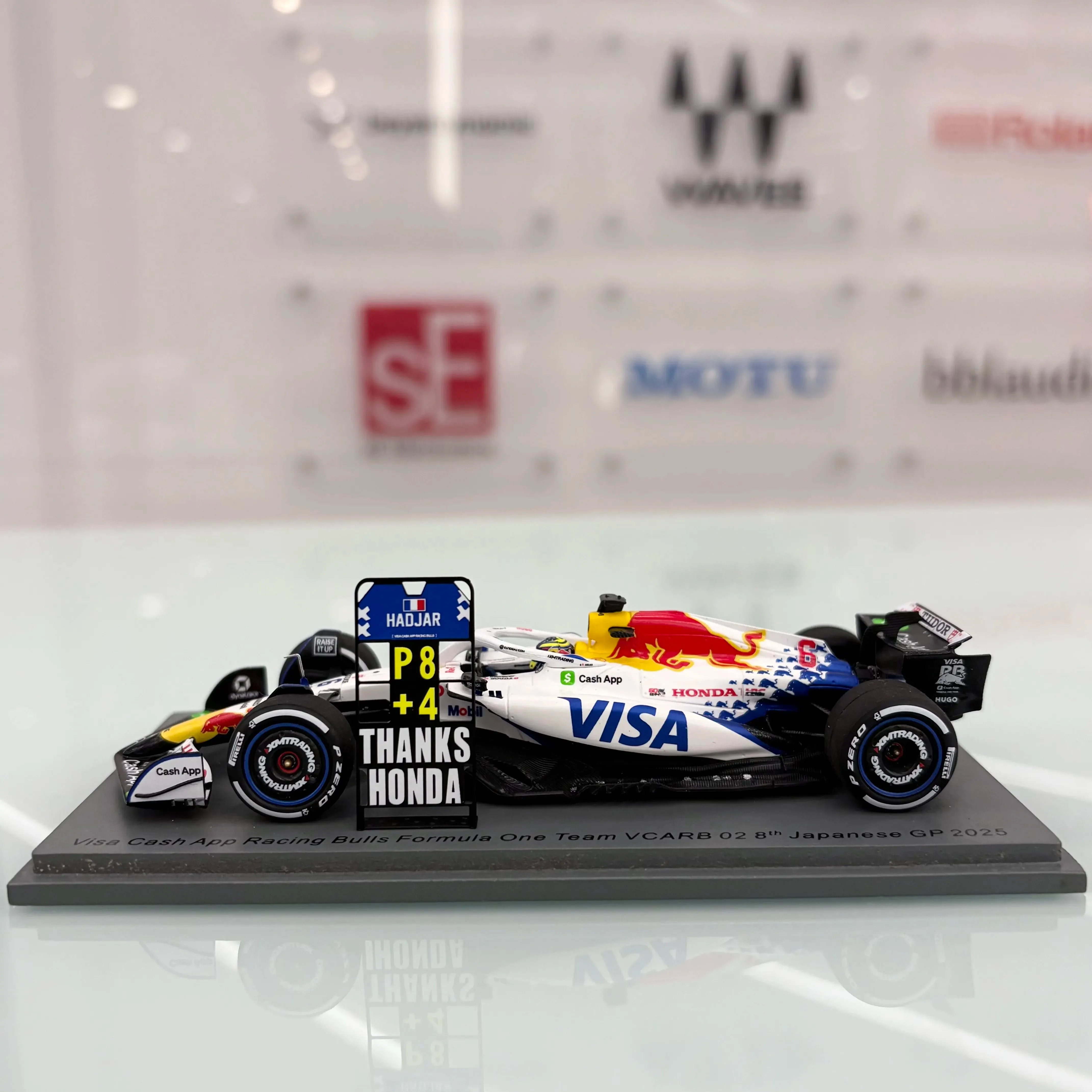 Spark 1/43 Scuderia AlphaTauri F1 RB02 Isack Hadjar Pirelli Tag Japanse GP Auto Model Limited Edition Collectible Cars Jongen Geschenken