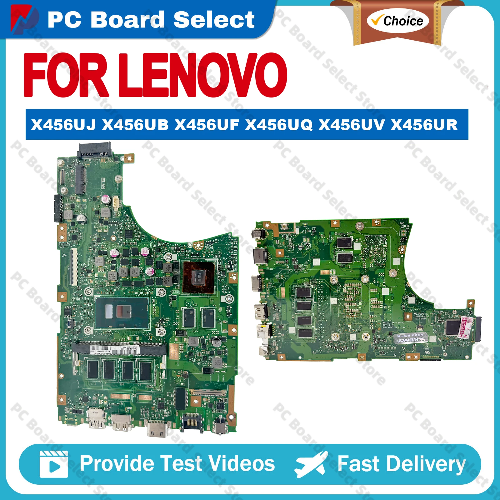 

X456UJ For ASUS X456U X456UB X456UF A456U X456UQ X456UV X456UR Laptop Motherboard i3-6100U i5-6200U i7-6500U 4G RAM DDR3