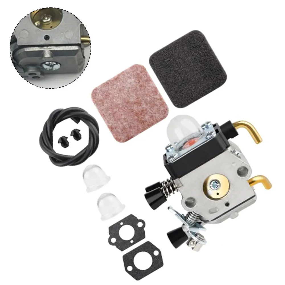 FS80R FS85 FS74 FS76 compatible carburetor air filter oil filter oil cup kit includes pre filter fuel hose and bulbs