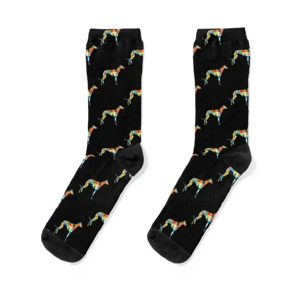 GREYHOUND DOG Socks FASHION luxury moving stockings Socks Female Men's
