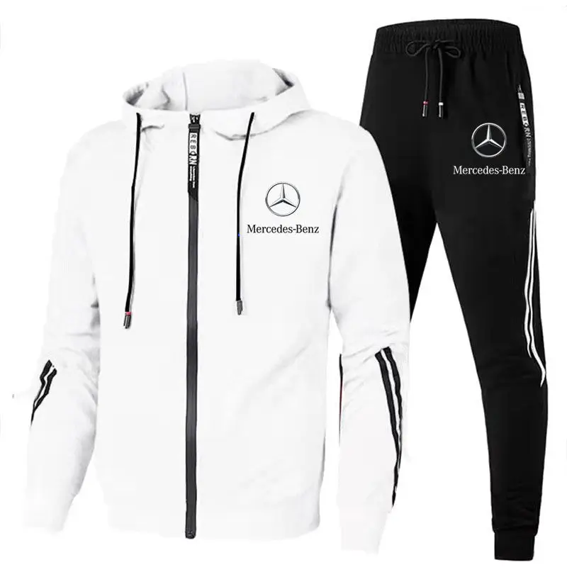 

2025Hot-Selling Mercedes-Benz Casual Loose Mercedes-Benz Sports Set Fashion Sweatshirt Hoodie Stylish Jacket