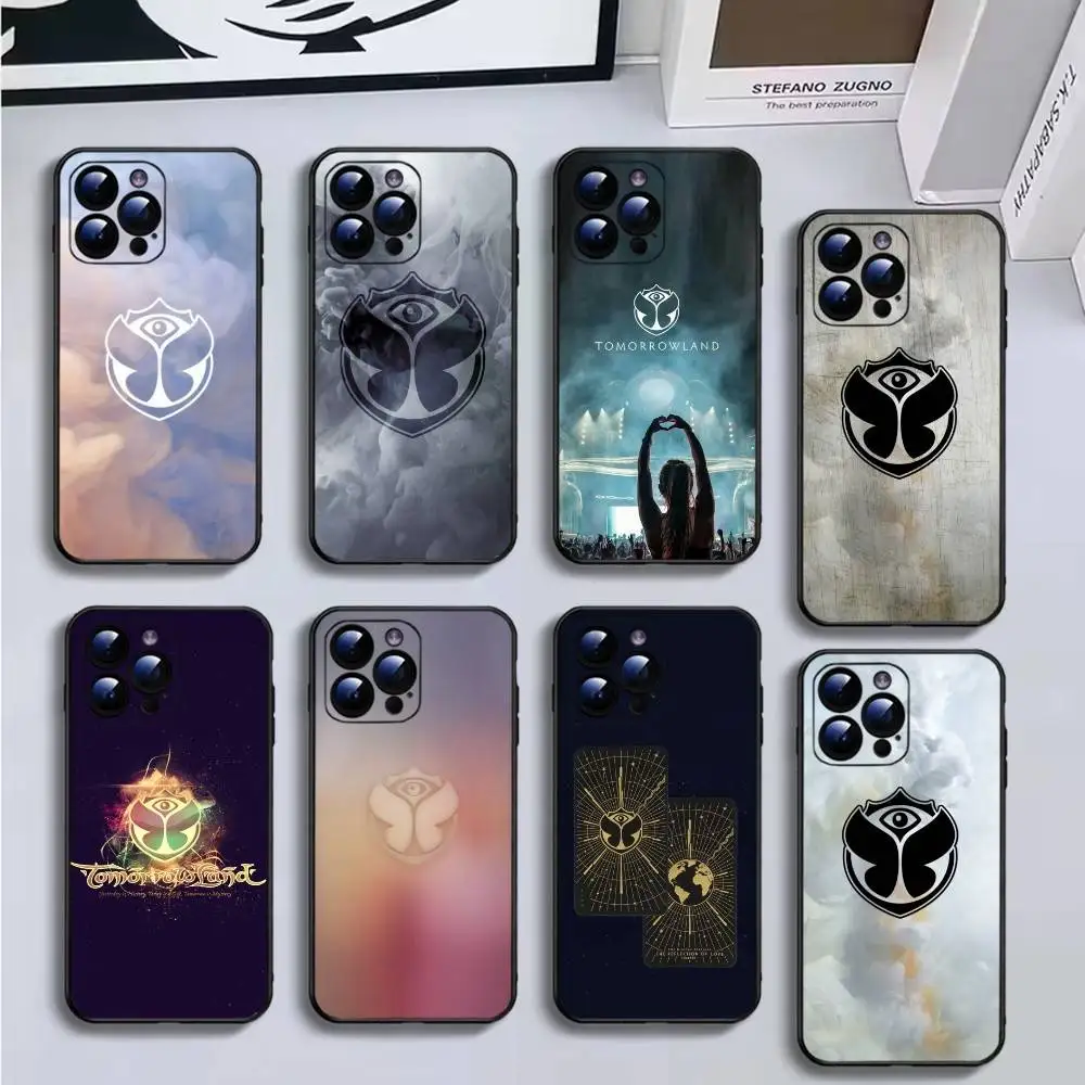 

Tomorrowland-s Phone Case For iPhone16,15,14,13,12,11 Plus,Pro Max,XS,X,XR,SE,Mini,8,7,Soft Black Cover