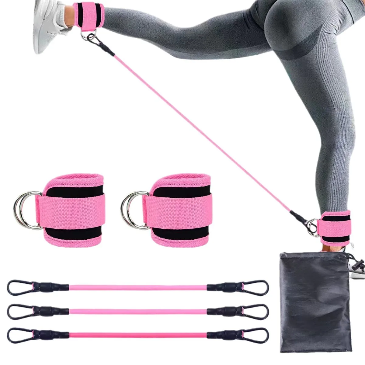 Fitness Ankle Buckle Leg Training Hip Training Device Anklet Leggings Strap Gantry Ankle Buckle Training Device