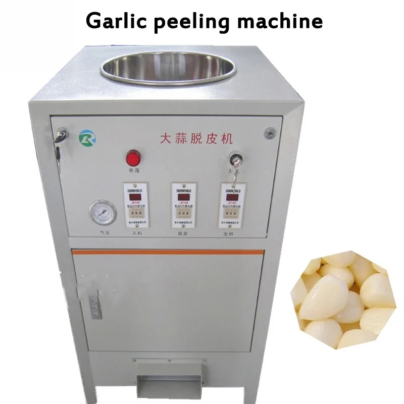 

1PC Ry-30 Automatic Garlic Peeling Machine Vertical Electric Garlic Debarking Machine Automatic Peeling Machine 110/220V