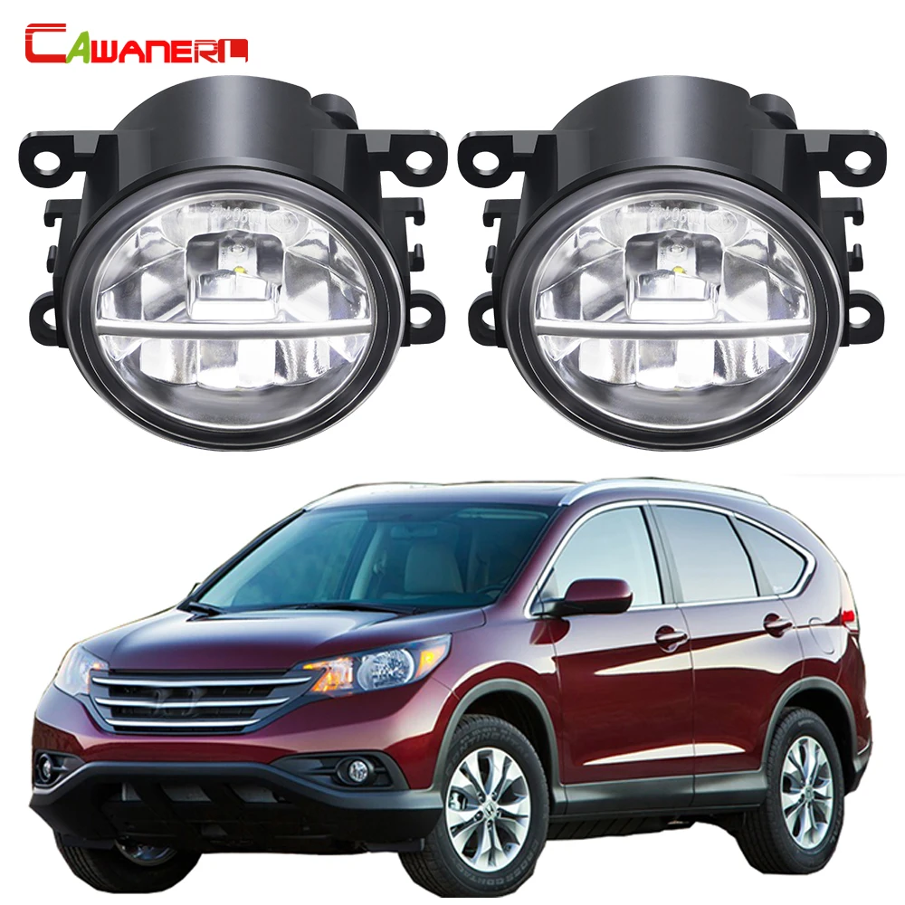 2 Pieces 30W Car LED Fog Light Assembly H11 Front Bumper Fog Daytime Running Lamp DRL For Honda CR-V CRV 2.4L L4 2012 2013 2014