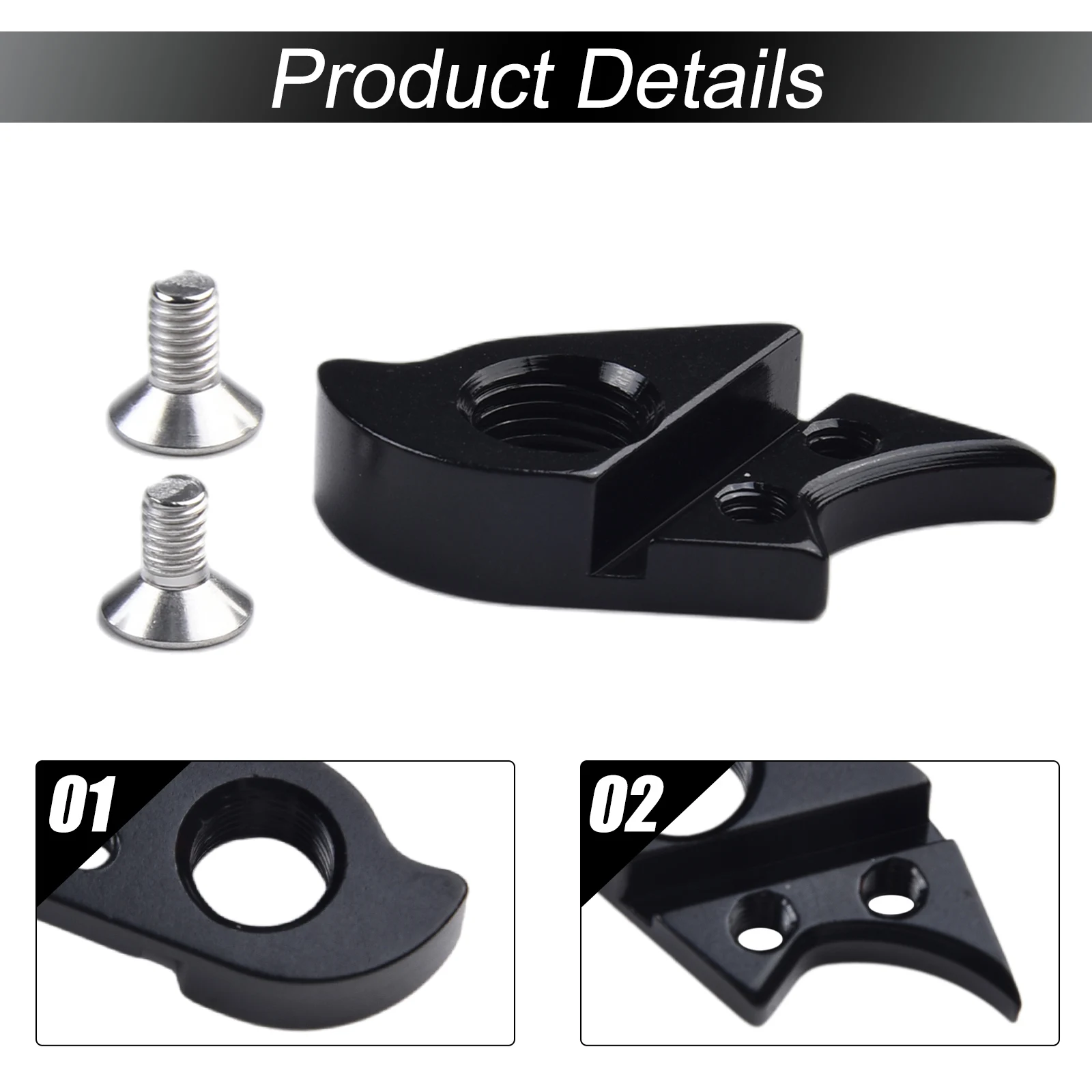 Aluminium Mech Derailleur Look Mech Derailleur Colour Folding Gear Hanger High Quality Aluminum Package Content