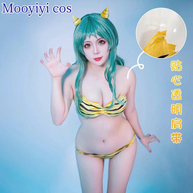 حديثا لوم تأثيري حلي لجميع القديسين عيد الميلاد لعب الأدوار حفلة Urusei Yatsura رائعة XS-3XL مثير الأميرة ملابس السباحة