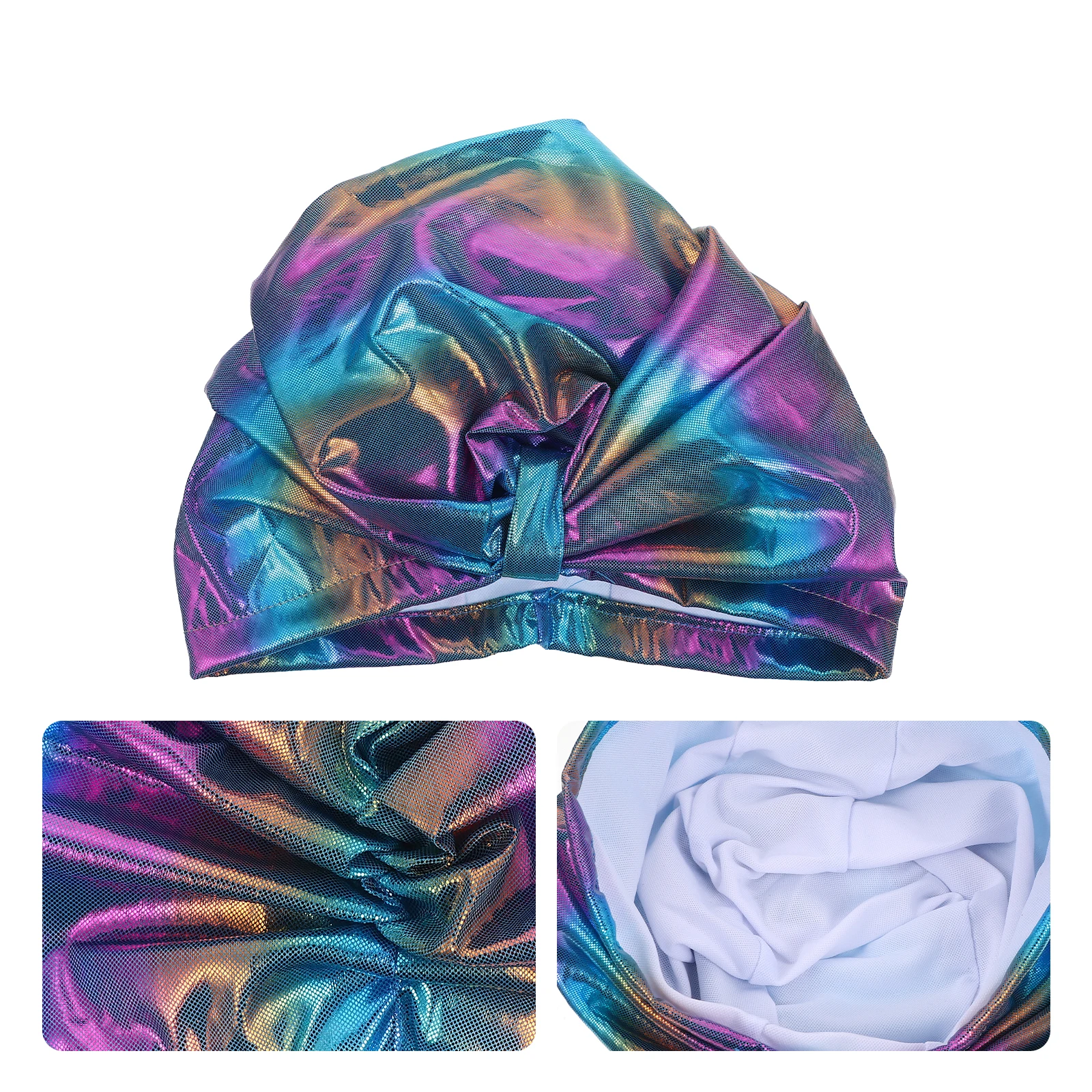 

Swimming Hair Cap Caps for Women Fashion Turban Woman Adult Shower Bathing Aldult