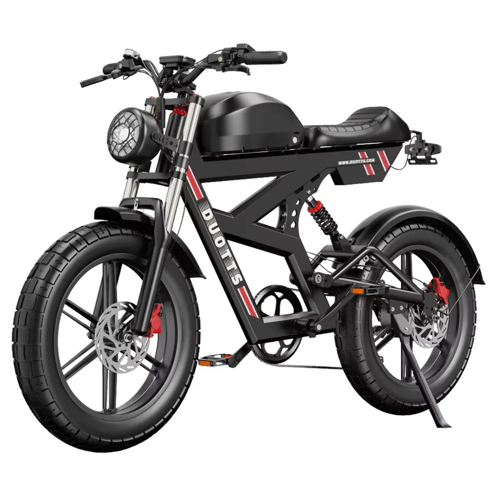 DUOTTS F20 Electric Bike, 750W Motor, 52V 27Ah Battery, 20 inch Fat Tires, 50km/h Max Speed, 120km Range,  Hydraulic Disc Brakes