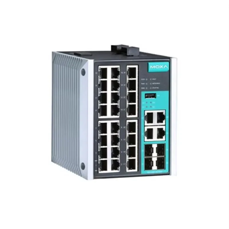 

MOXA 100% NEW EDS-528E Series 24+4G Port Gigabit Network Managed Industrial Ethernet Switch
