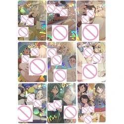 Anime Sexy Nude Collection Card Lillie Rosa Big Chested Beauty Fully Naked Card Refractive Color Flash Otaku Gifts 63*88mm