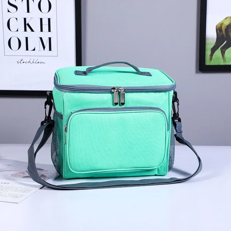 Lunch Box for Adults Retain Freshness Thermal Bag New Oxford Cloth Shoulder Lunch Bags Portable Outdoor Picnic Bento Handbags