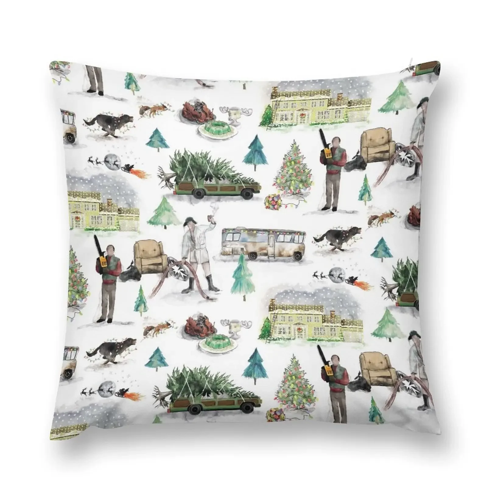 Lampoons Christmas Throw Pillow Sofa Covers Pillow Covers Decorative pillow