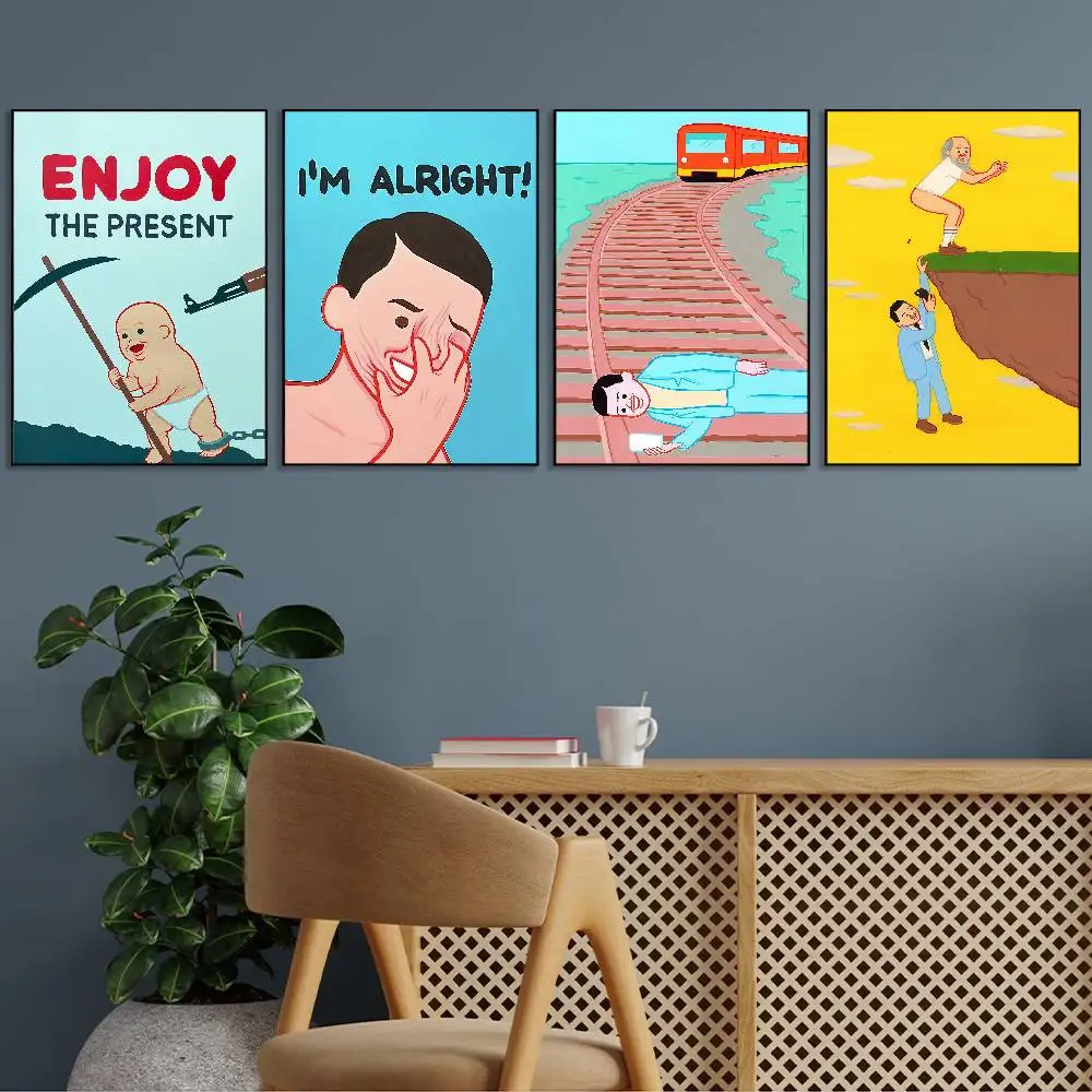 Joan Cornella Art Poster HD Sticky Wall Art Printing Waterproof Home Living Bed Room Bar Aesthetic Decor