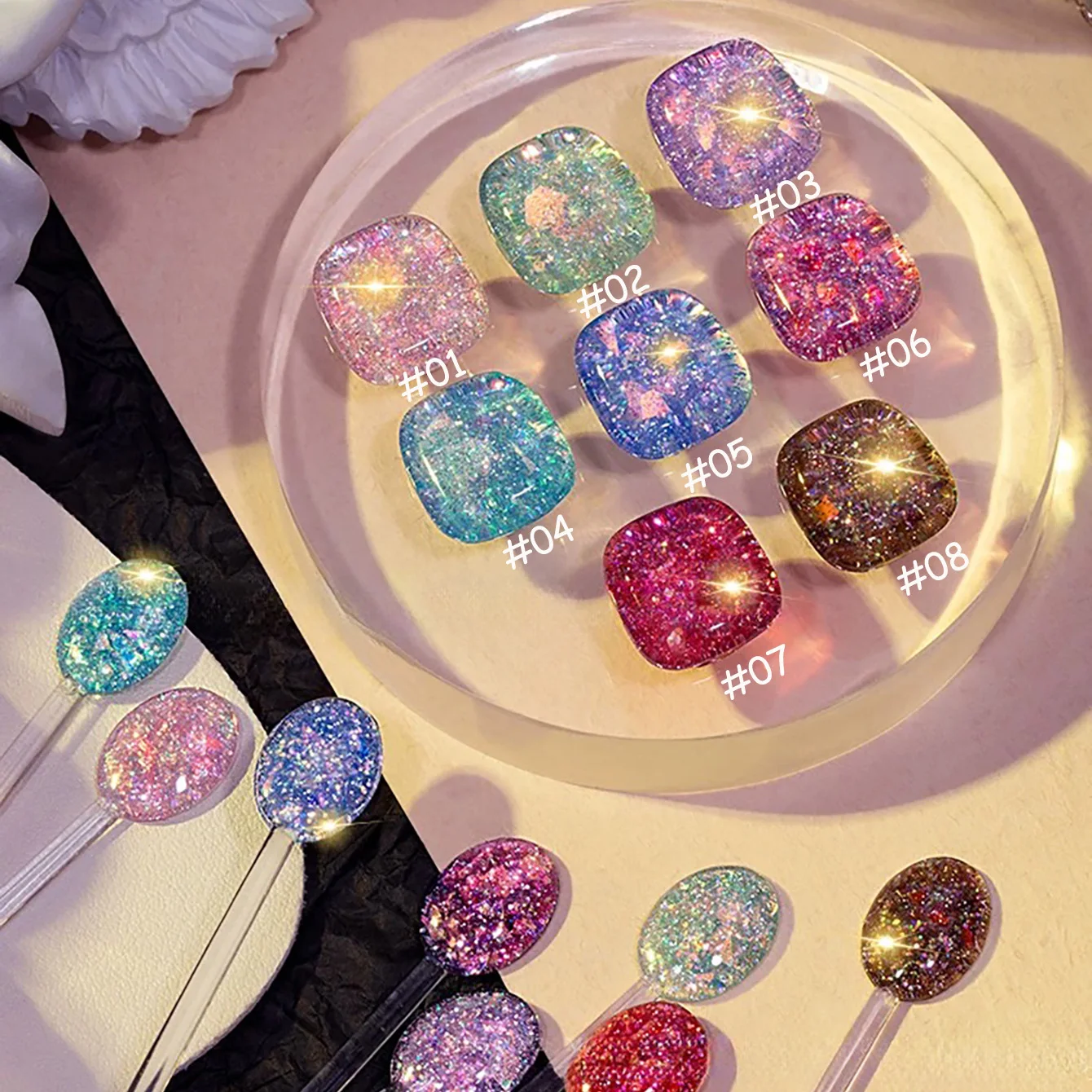 1pcs SHAKA Summer Autumn Ocean Star Brown Red Blue Gel Nail Polish 2025 New Super Flash Halloween Versatile Nail Gel