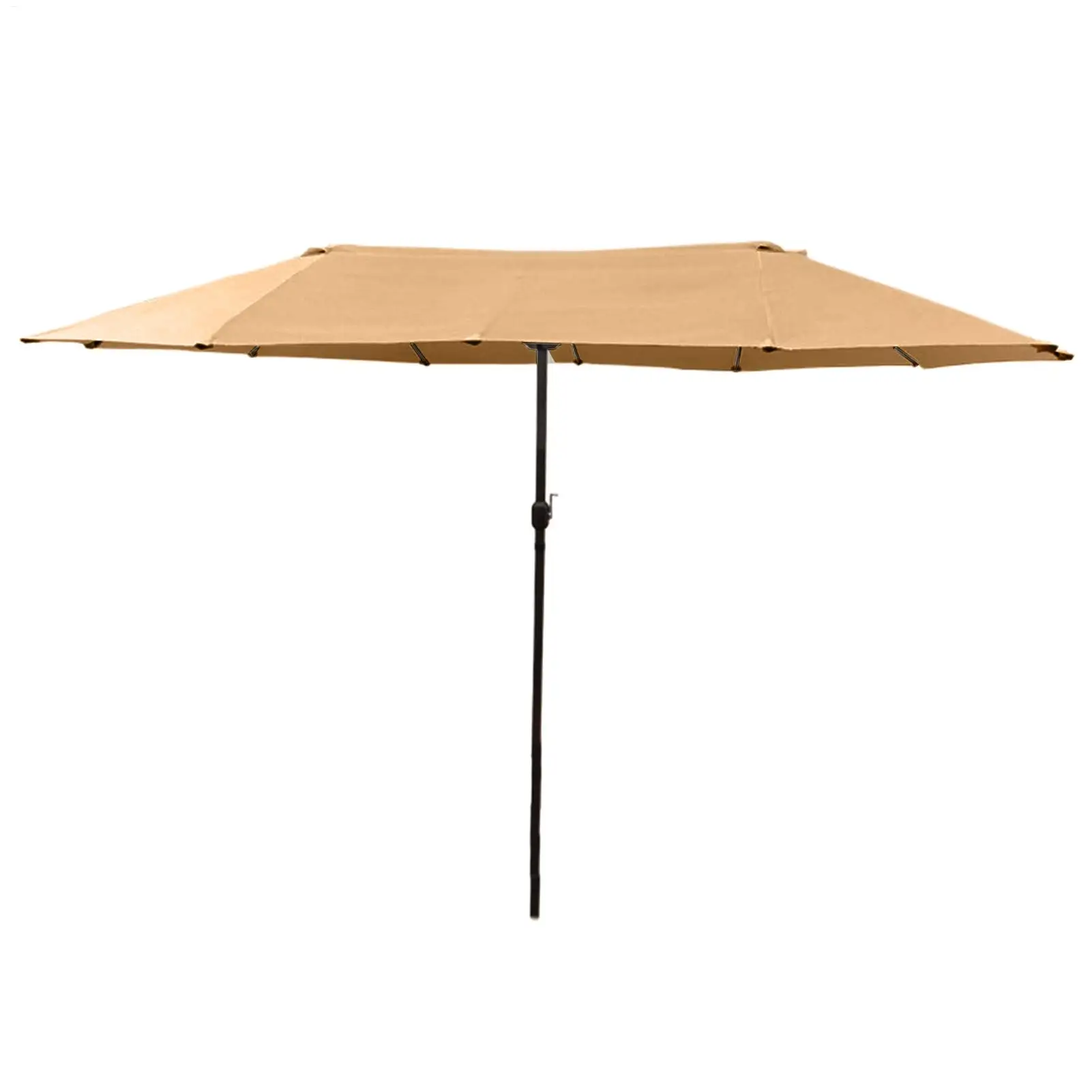 Replacement Patio Umbrella Canopy 12 Ribs 8.86ft Waterproof UPF30 Triple Parasol Top Cover Outdoor Umbrella Replacement Canopy