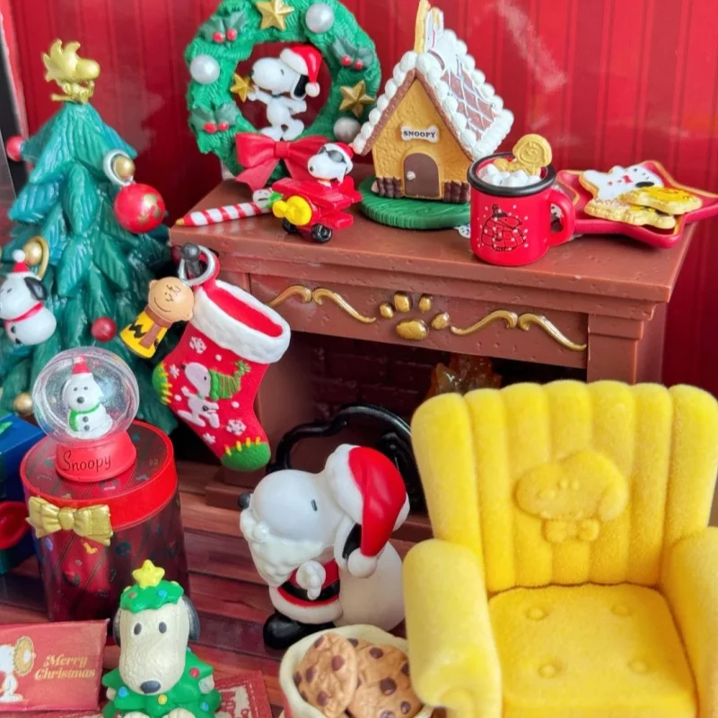 الأصلي ريمينت سنوبي ليلة عيد الميلاد Miniaturization الهدايا أيام الشتاء الدافئة إعادة معالجة Shokugan الديكور هدية الكريسماس لعبة