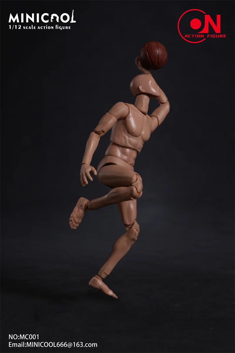 شكل حركة جسم مشترك صغير رائع للرجال فائق المرونة ، جسم مفصلي ، 6 "، 6" ، متوفر #4