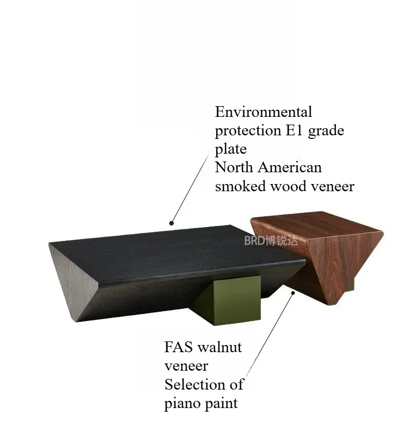 Mesa Lateral Coffee Table Mid Century Office Storage Luxury Home Coffee Table Bedroom Side Couchtisch Wabi Sabi Furniture