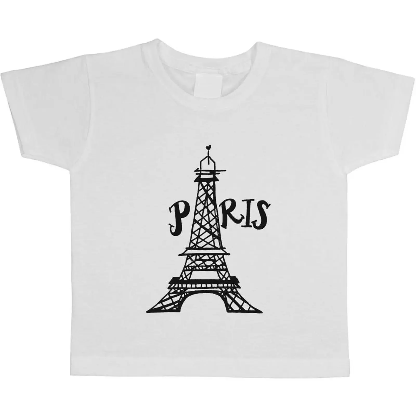 Camiseta Kinder Baumwolle quot Paris Eiffelturm TS014403, Top gráfico vintage lavado para uso diario, ropa de diseñador con estilo