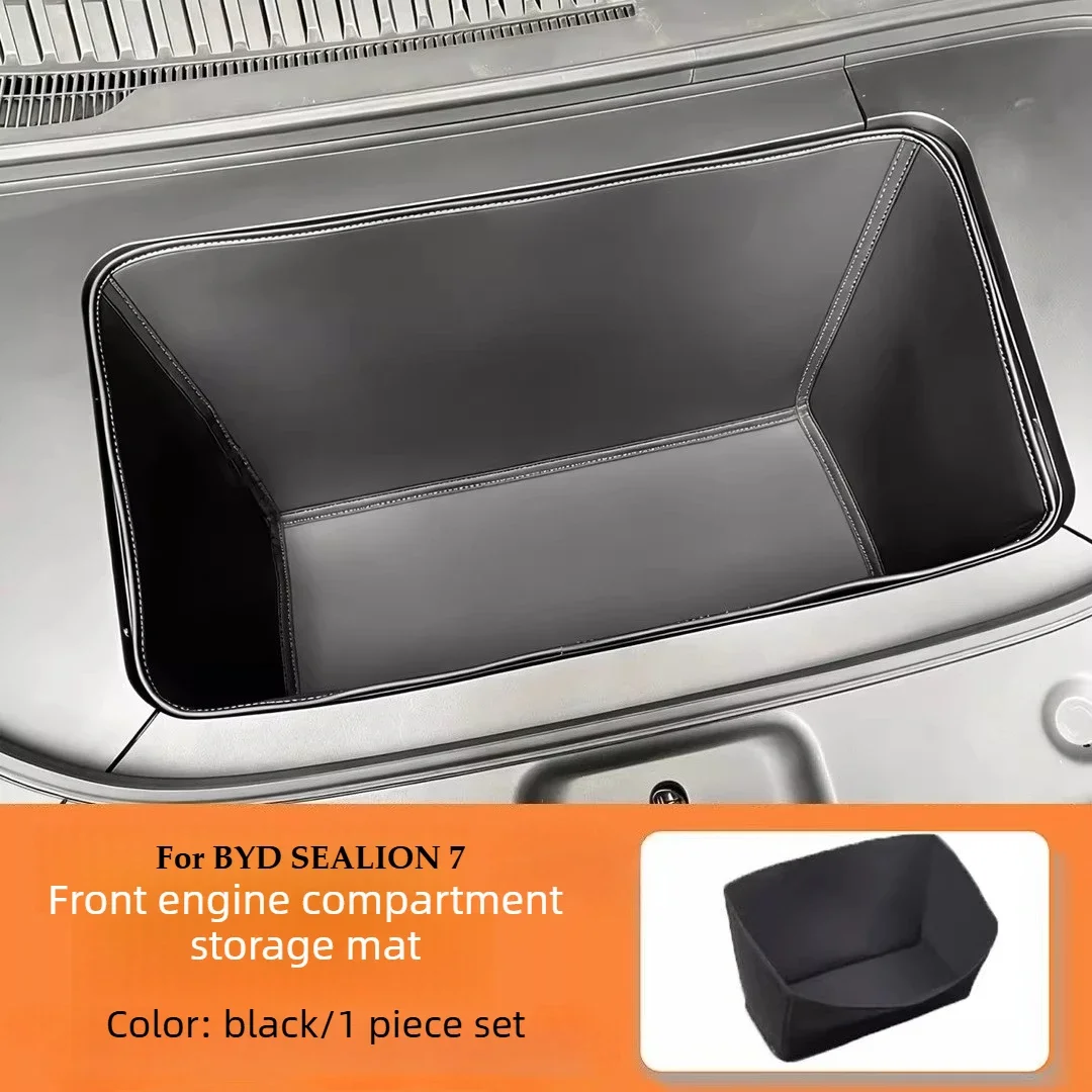Car Front Trunk Mat Frunk Cargo Liner Waterproof Anti-Slip Protector Pad Front Storage Box Mat Tools For BYD SEALION 7 2024-2025